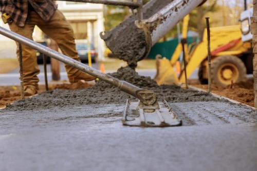 Concreting pathway